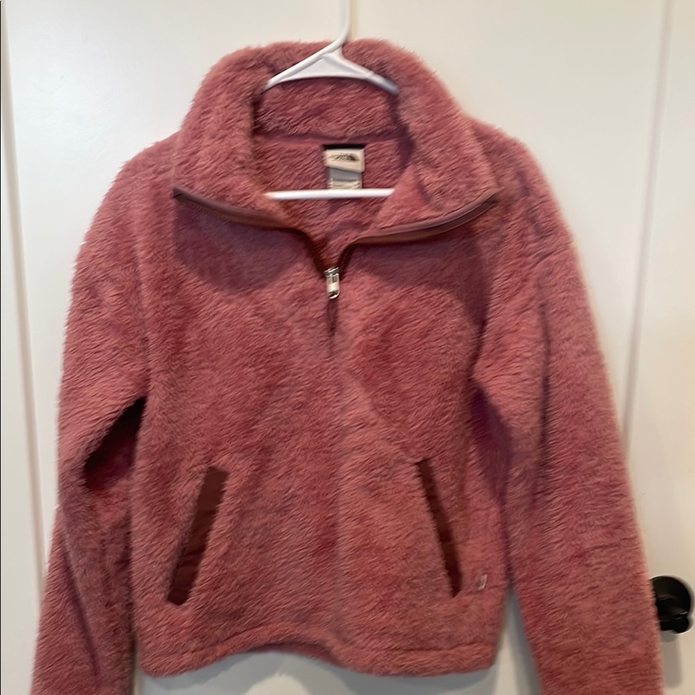 The North Face Pink Fuzzy Pullover